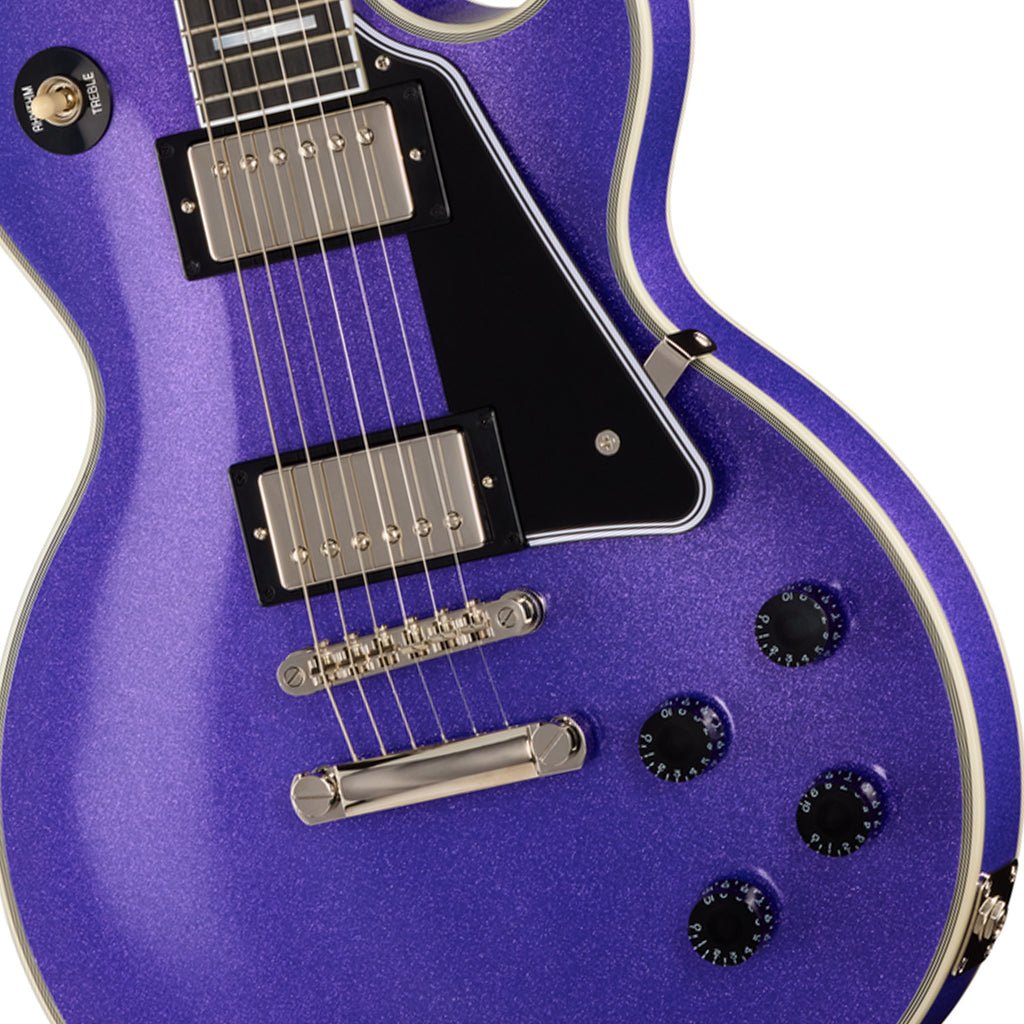 Epiphone Inspired by Gibson Custom Les Paul Custom Electric Guitar - Amethyst Sparkle Electric Guitars Sky Music
