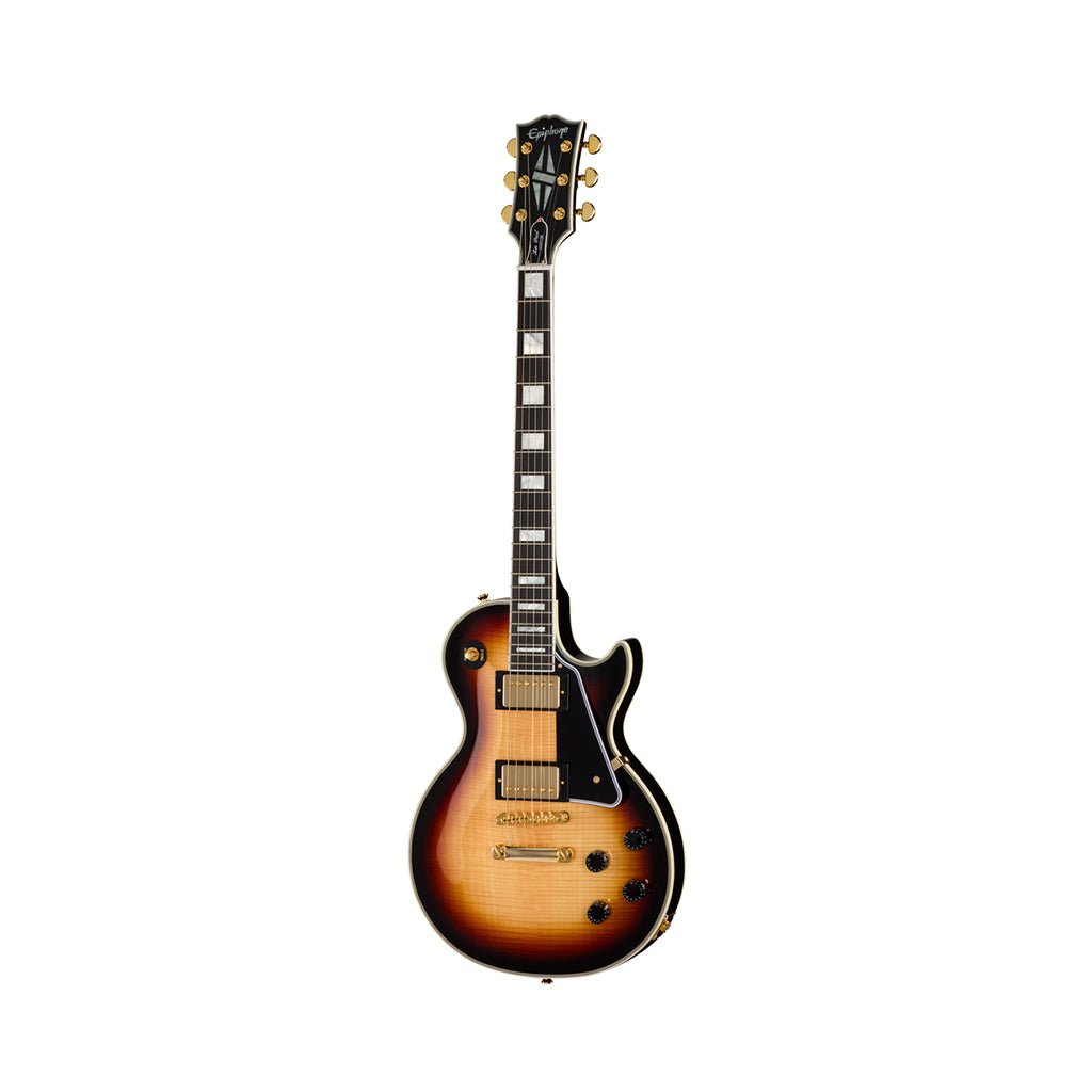 Epiphone Inspired by Gibson Custom Les Paul Custom Electric Guitar - Sedona Burst Electric Guitars Sky Music