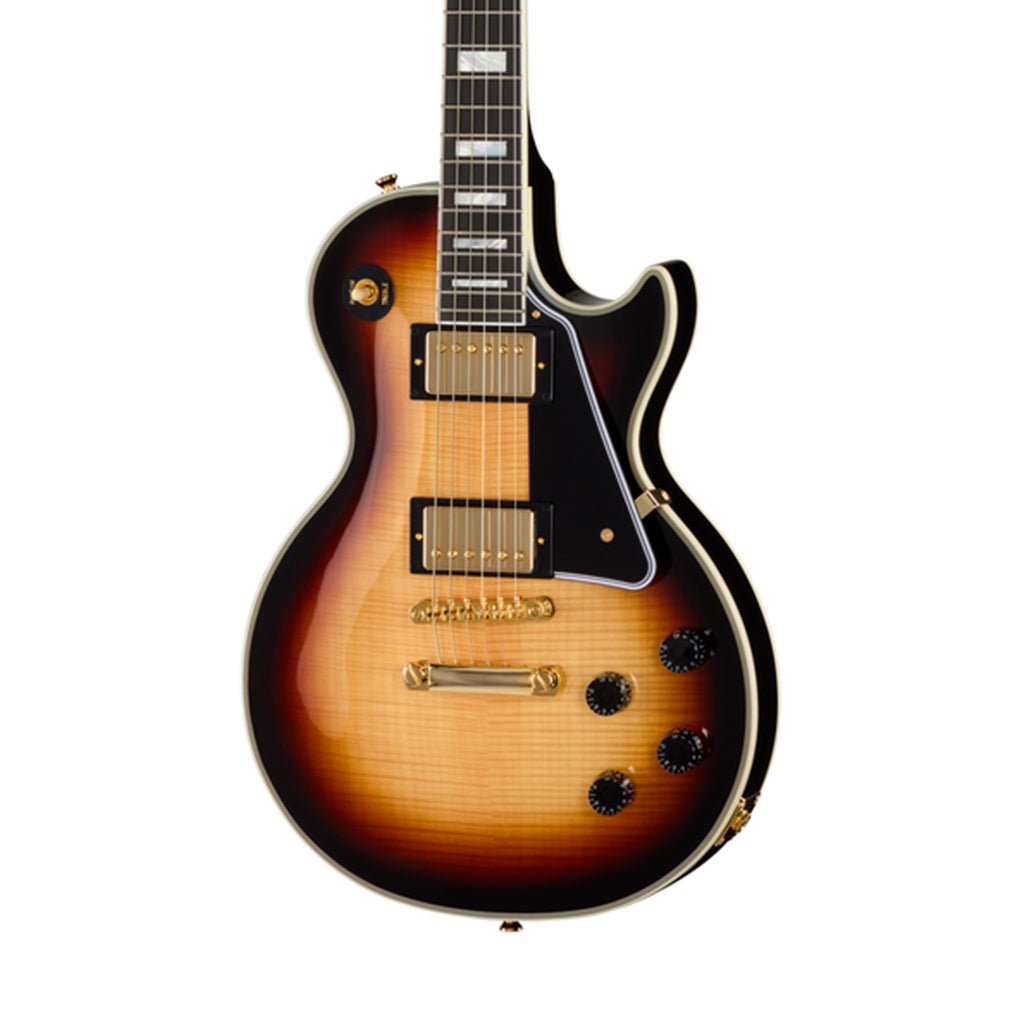 Epiphone Inspired by Gibson Custom Les Paul Custom Electric Guitar - Sedona Burst Electric Guitars Sky Music