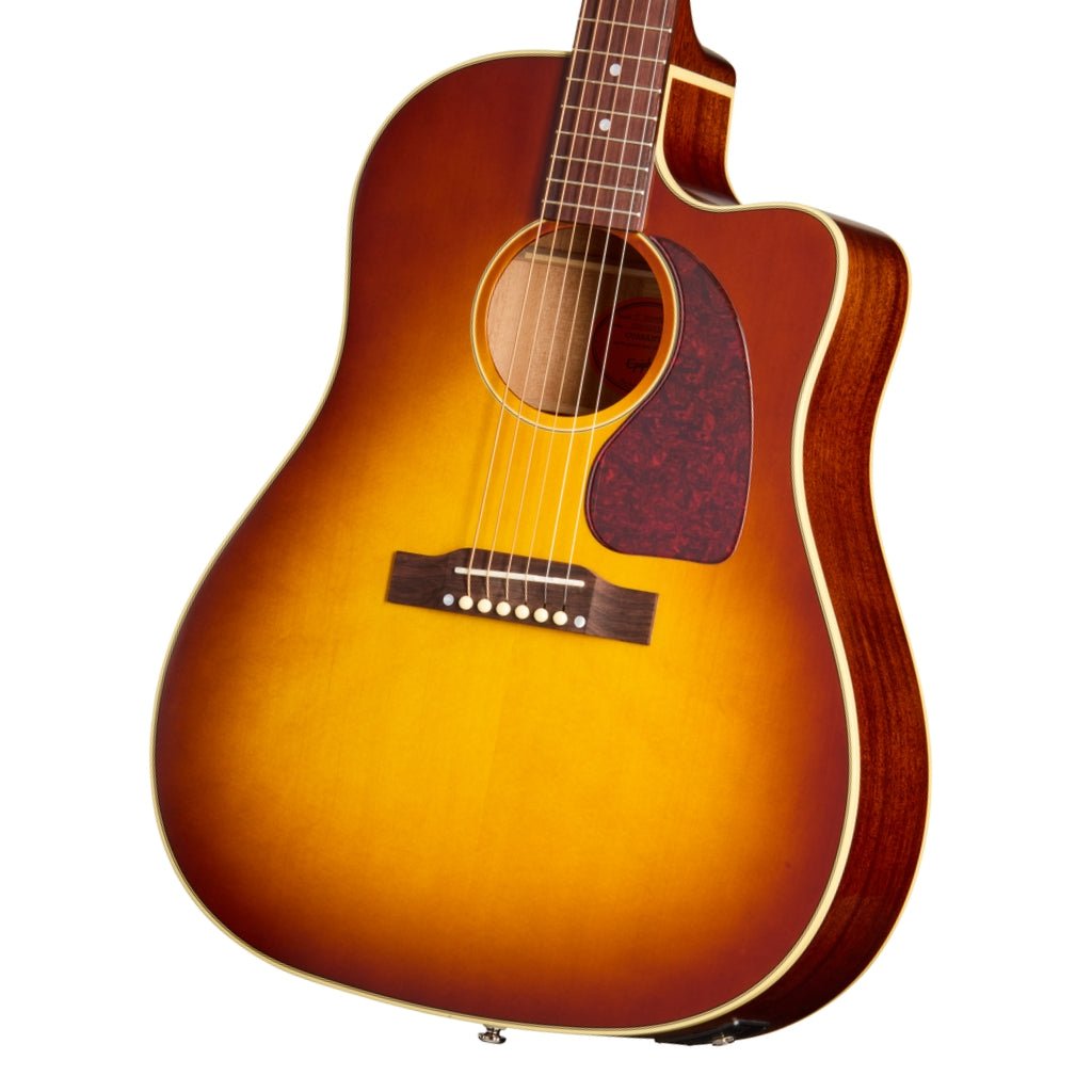 Epiphone J-45 Standard EC Acoustic Guitar - Honey Burst Acoustic Guitars Sky Music