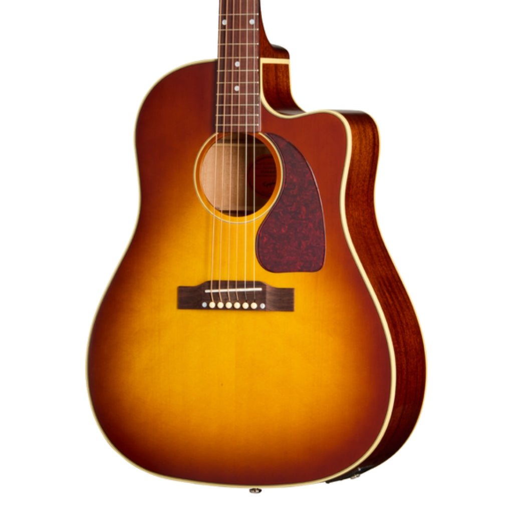 Epiphone J-45 Standard EC Acoustic Guitar - Honey Burst Acoustic Guitars Sky Music