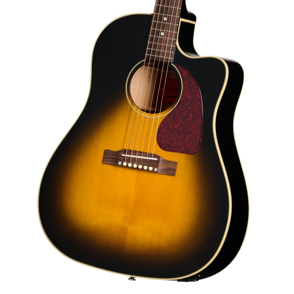 Epiphone J-45 Standard EC Acoustic Guitar - Vintage Sunburst Acoustic Guitars Sky Music
