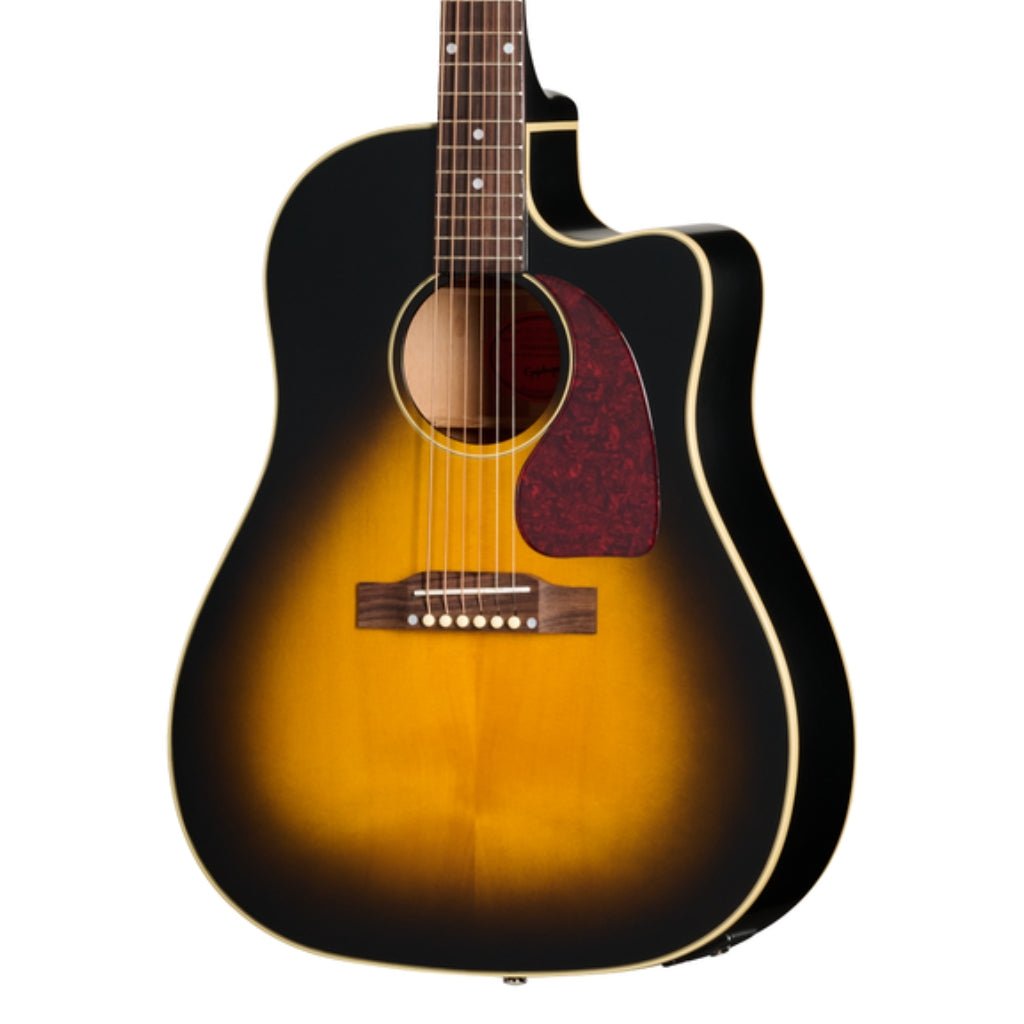 Epiphone J-45 Standard EC Acoustic Guitar - Vintage Sunburst Acoustic Guitars Sky Music