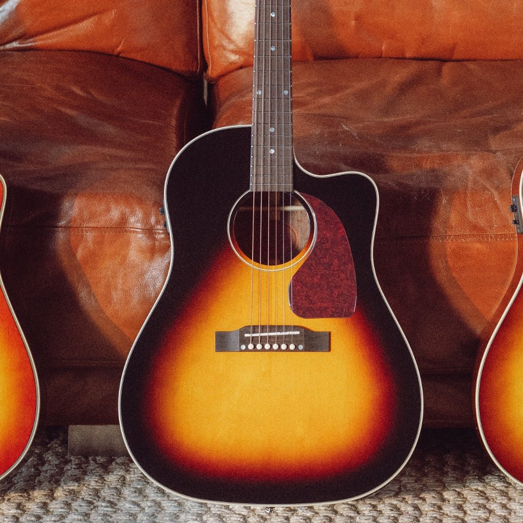 Epiphone J-45 Standard EC Acoustic Guitar - Vintage Sunburst Acoustic Guitars Sky Music