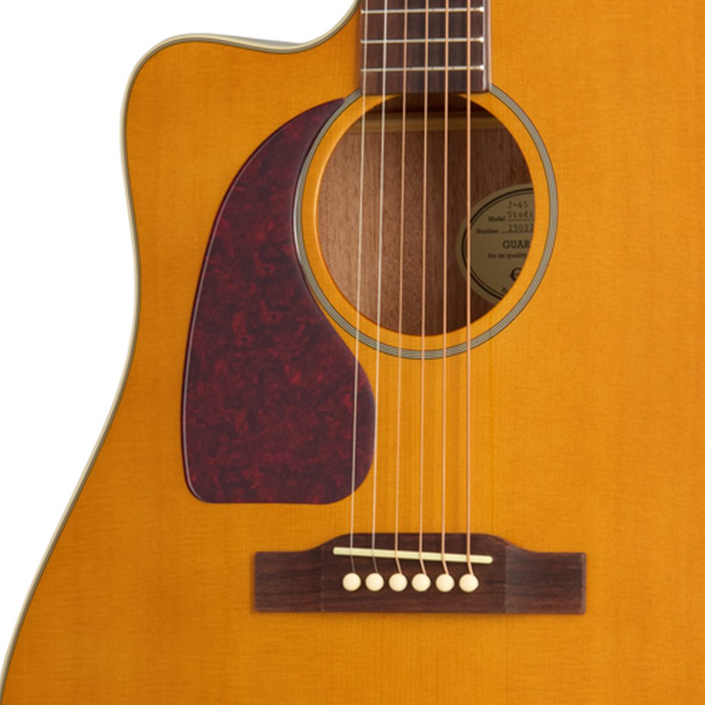 Epiphone J-45 Studio EC Left Handed - Natural Acoustic Guitars Sky Music
