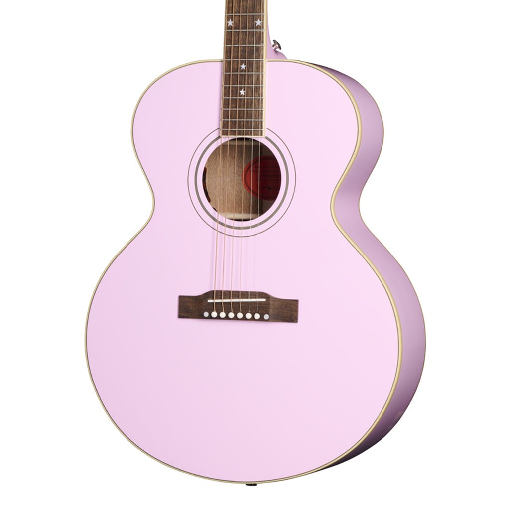 Epiphone J180 LS Pink with Hardcase Acoustic Guitars Sky Music