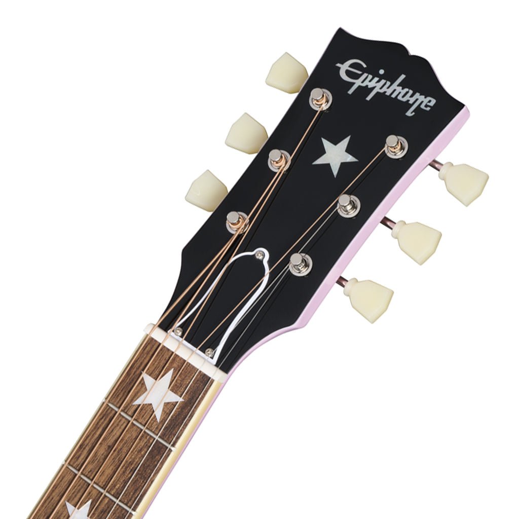 Epiphone J180 LS Pink with Hardcase Acoustic Guitars Sky Music