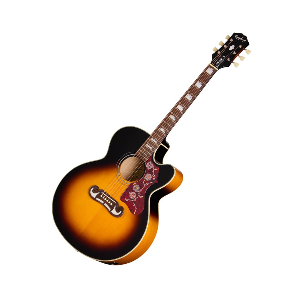 Epiphone J200 Studio EC - Vintage Sunburst Acoustic Guitars Sky Music