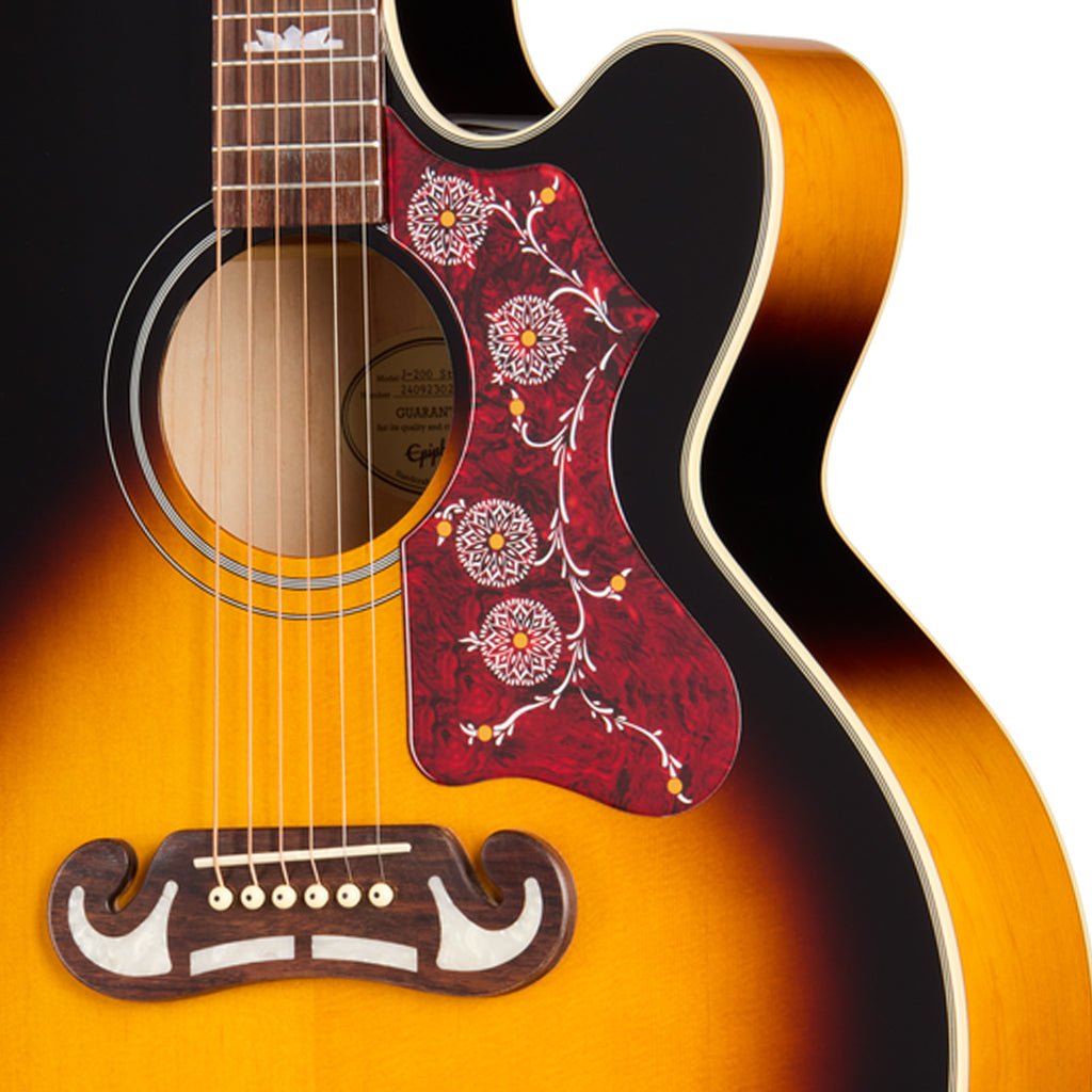 Epiphone J200 Studio EC - Vintage Sunburst Acoustic Guitars Sky Music