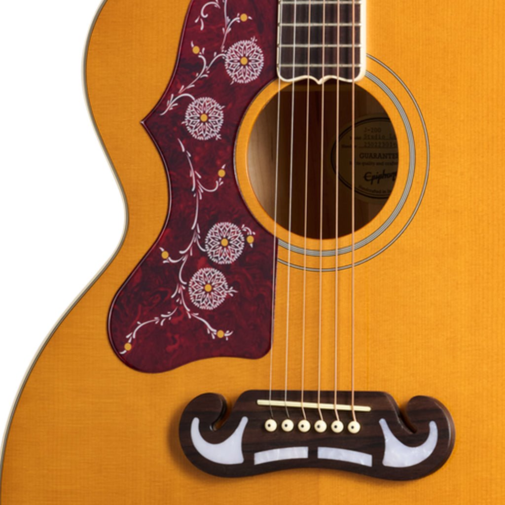 Epiphone J200 Studio Left Handed - Natural Acoustic Guitars Sky Music