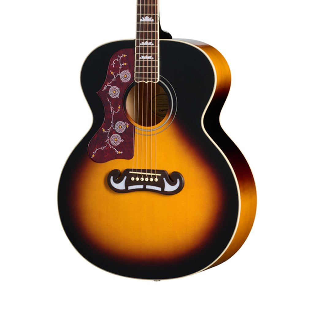 Epiphone J200 Studio Left Handed - Vintage Sunburst Acoustic Guitars Sky Music