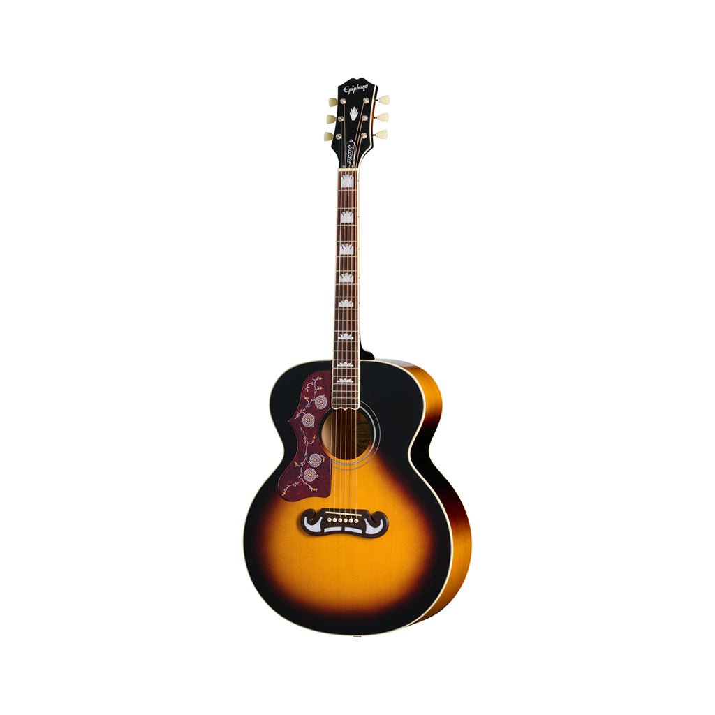 Epiphone J200 Studio Left Handed - Vintage Sunburst Acoustic Guitars Sky Music