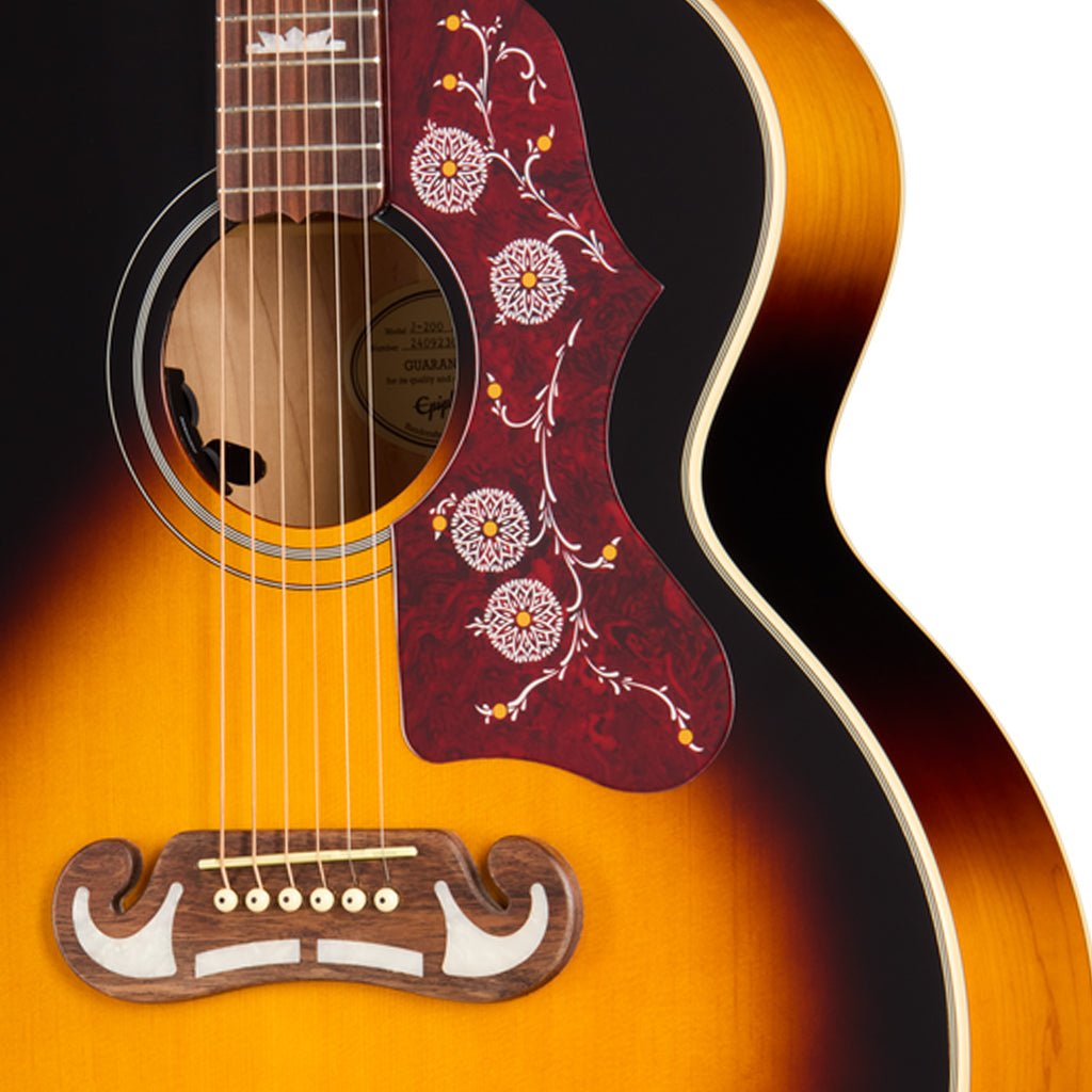 Epiphone J200 Studio - Vintage Sunburst Acoustic Guitars Sky Music