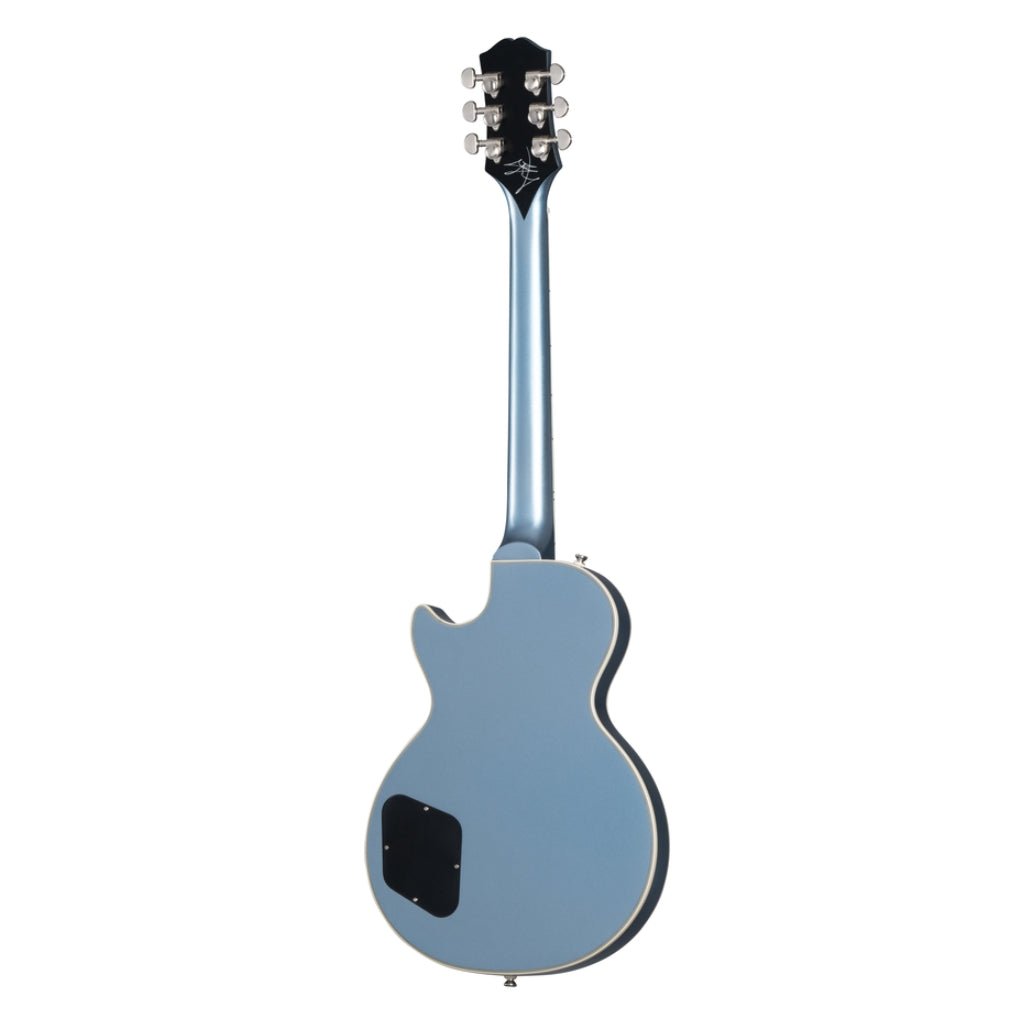 Epiphone Jared James Nichols "Blues Power" Les Paul Custom Electric Guitar - Aged Pelham Blue Electric Guitars Sky Music