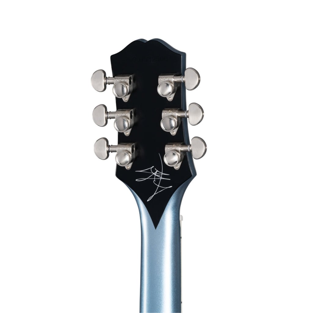 Epiphone Jared James Nichols "Blues Power" Les Paul Custom Electric Guitar - Aged Pelham Blue Electric Guitars Sky Music