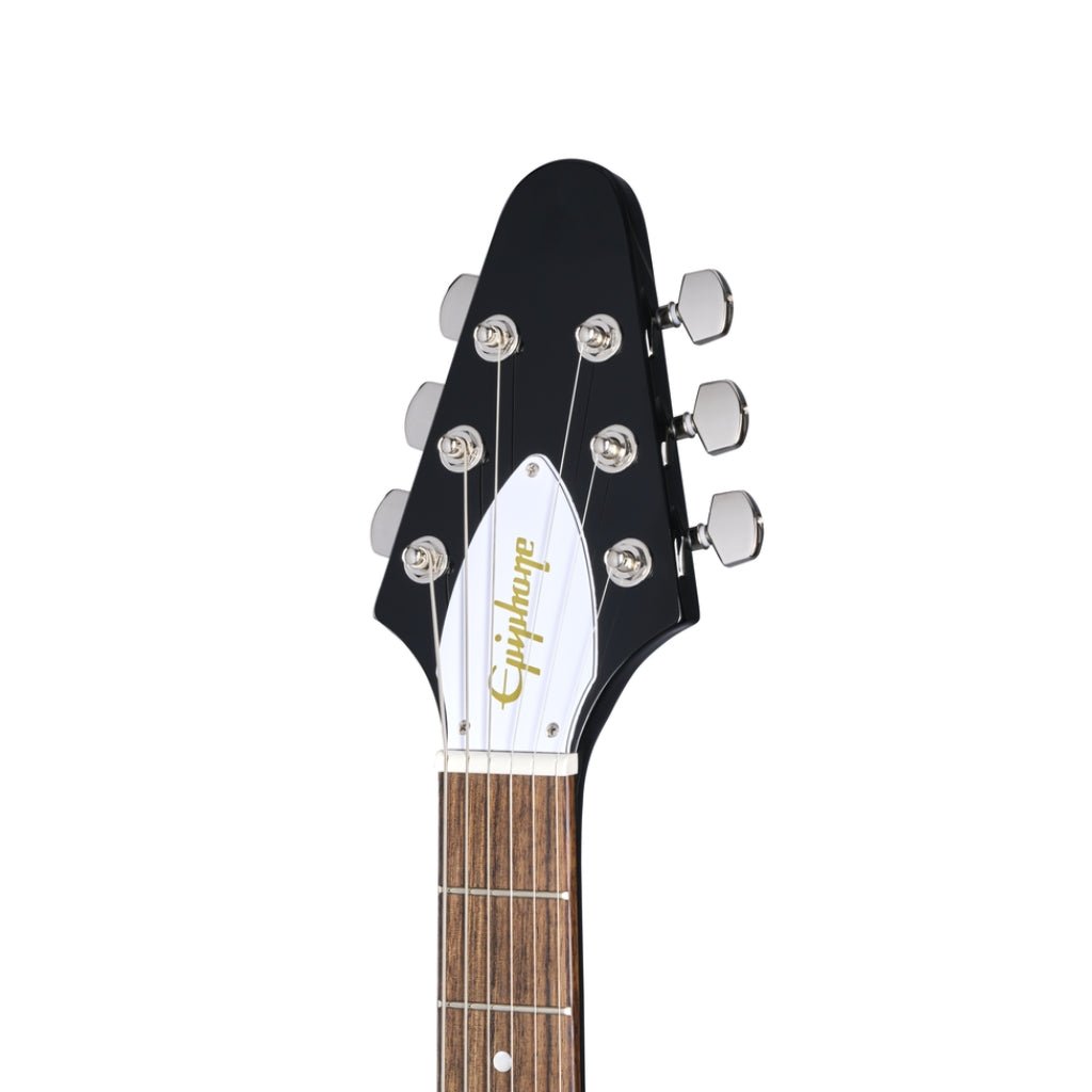 Epiphone Kirk Hammett 1979 Flying V Electric Guitar - Ebony Electric Guitars Sky Music