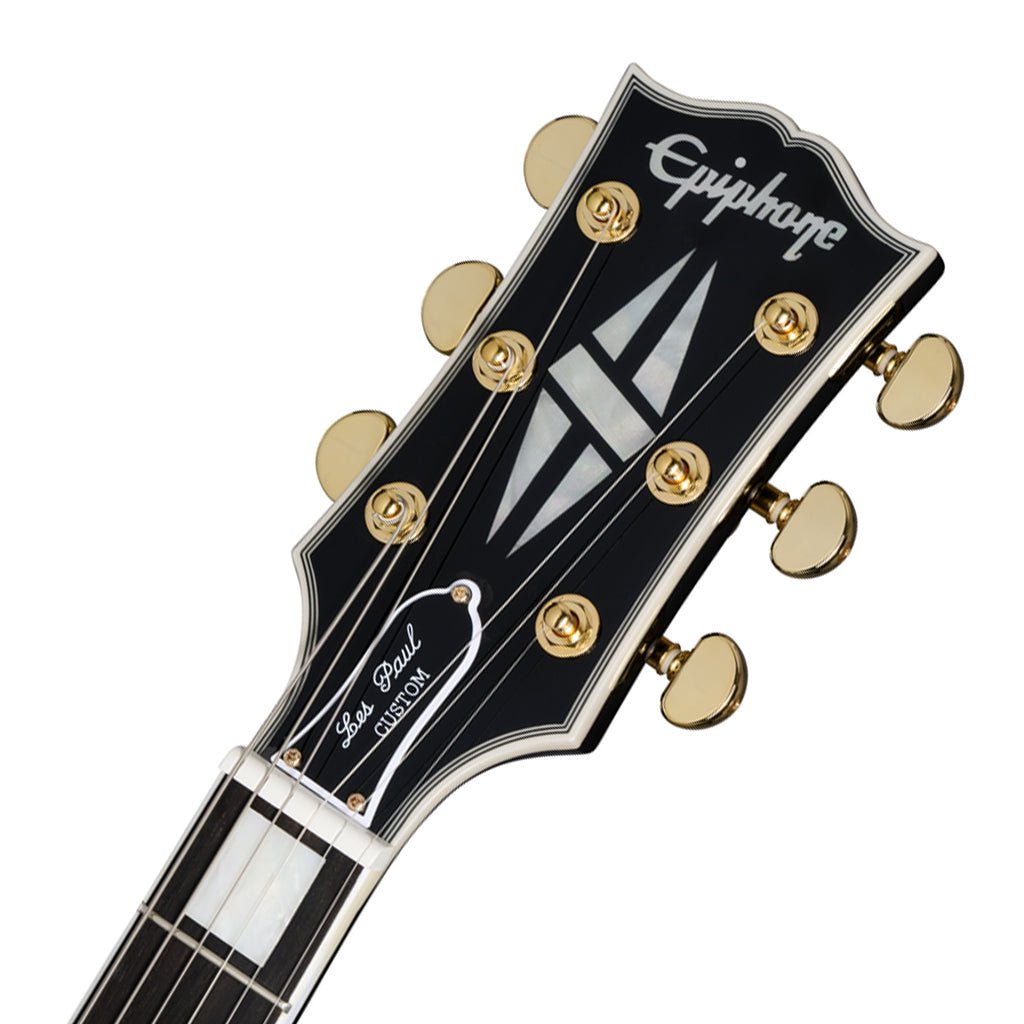 Epiphone Les Paul Custom Ebony with Hardcase Electric Guitars Sky Music