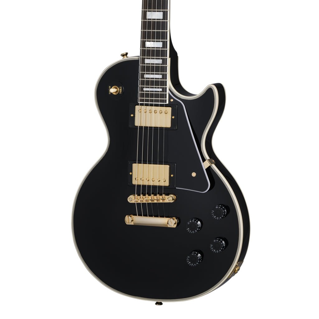 Epiphone Les Paul Custom Ebony with Hardcase Electric Guitars Sky Music
