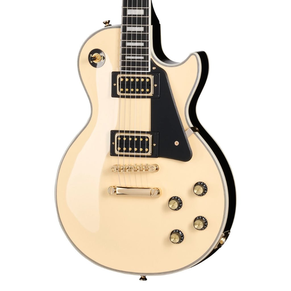 Epiphone Les Paul Custom Electric Guitar - Ivory Electric Guitars Sky Music