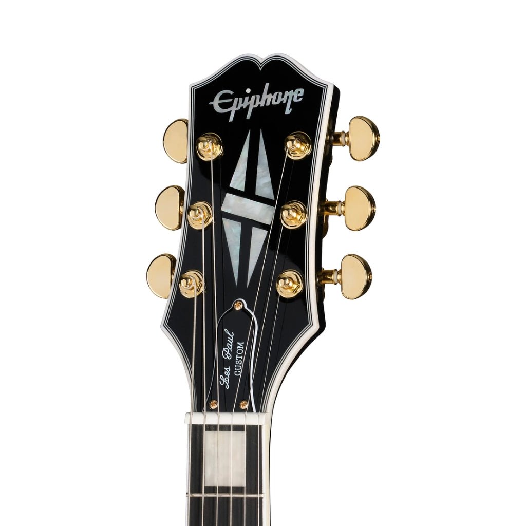 Epiphone Les Paul Custom Electric Guitar - Ivory Electric Guitars Sky Music