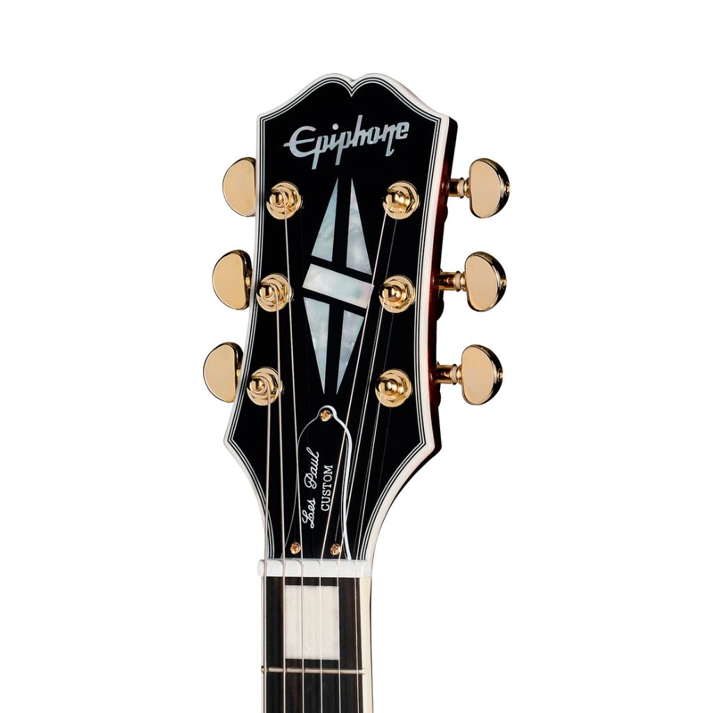 Epiphone Les Paul Custom Figured Electric Guitar - Iced Tea Burst Electric Guitars Sky Music