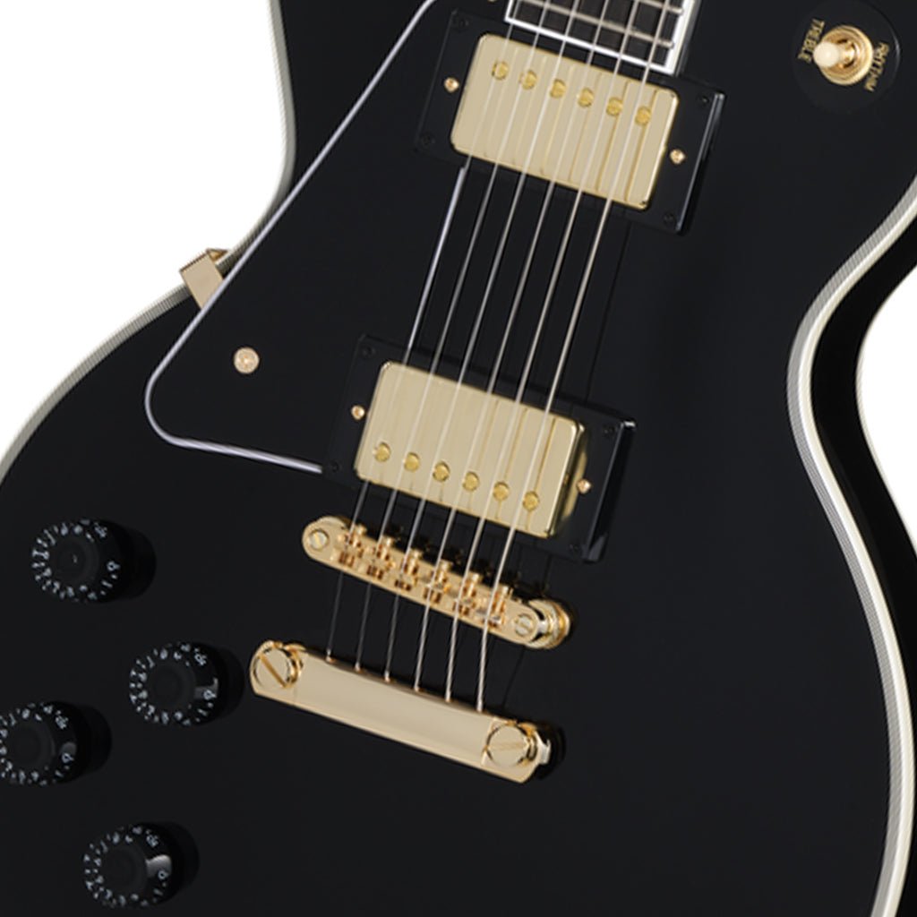 Epiphone Les Paul Custom Left Handed with Premium Gig Bag - Ebony Electric Guitars Sky Music