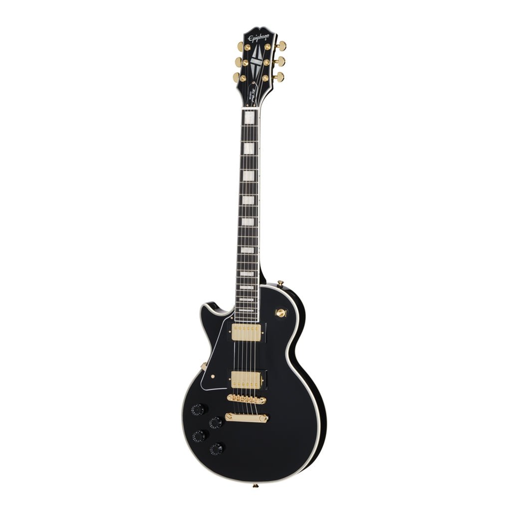 Epiphone Les Paul Custom Left Handed with Premium Gig Bag - Ebony Electric Guitars Sky Music