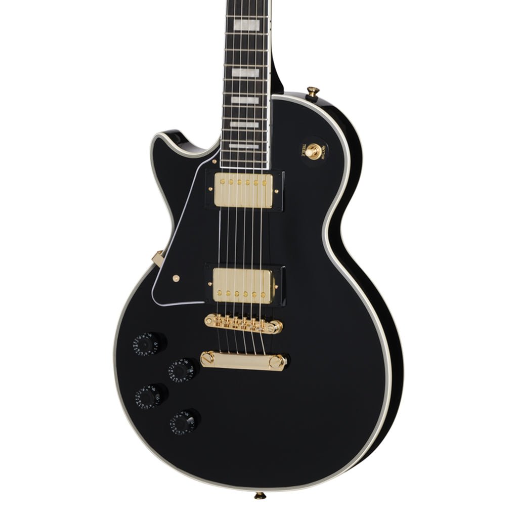 Epiphone Les Paul Custom Left Handed with Premium Gig Bag - Ebony Electric Guitars Sky Music
