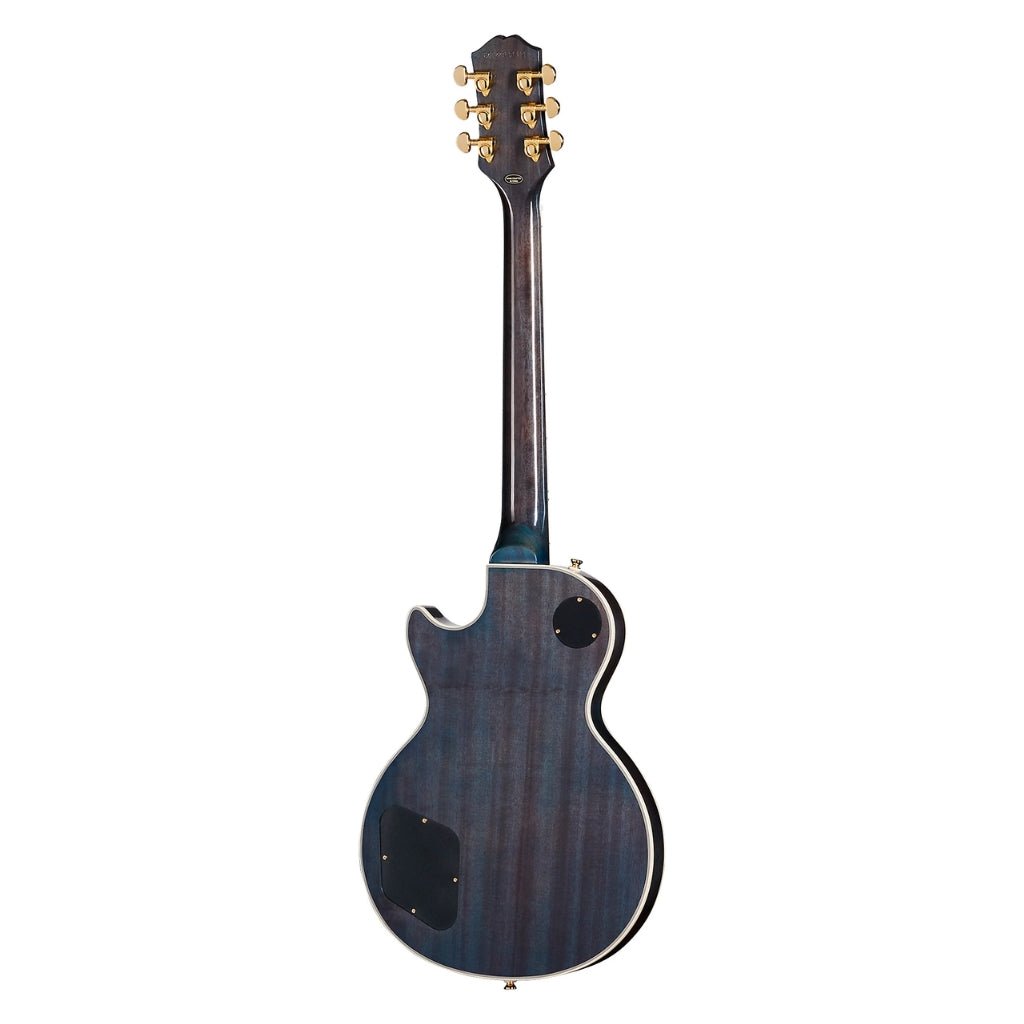 Epiphone Les Paul Custom Quilt Electric Guitar - Ocean Blue Electric Guitars Sky Music