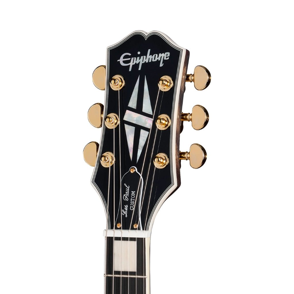 Epiphone Les Paul Custom Quilt Electric Guitar - Ocean Blue Electric Guitars Sky Music