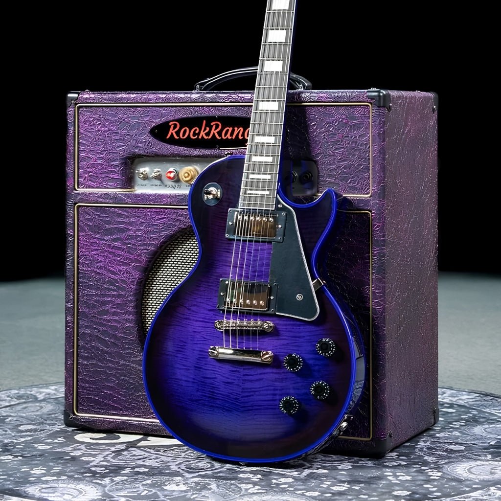 Epiphone Les Paul Custom Widow Electric Guitar - Purple Burst (Sky Music Exclusive) Electric Guitars Sky Music