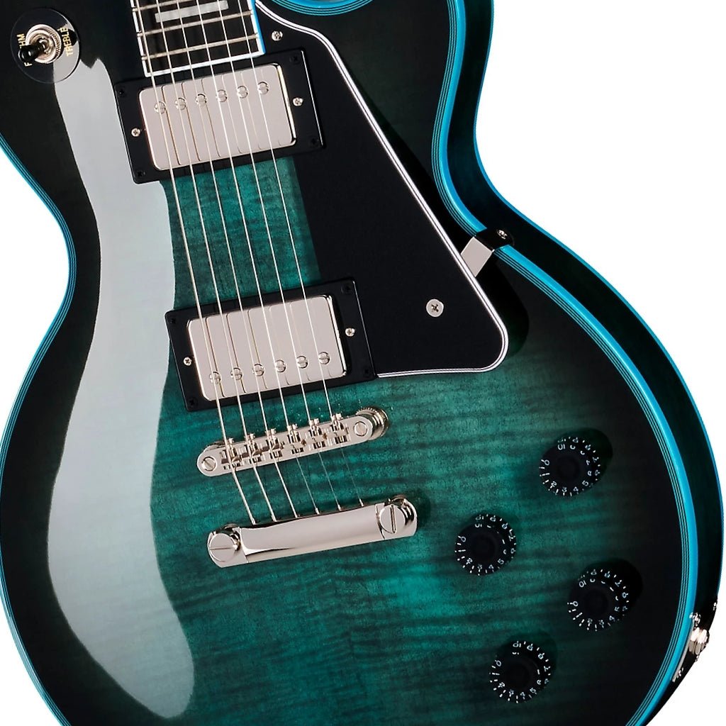 Epiphone Les Paul Custom Widow Limited Edition Electric Guitar - Indigo Burst Electric Guitars Sky Music