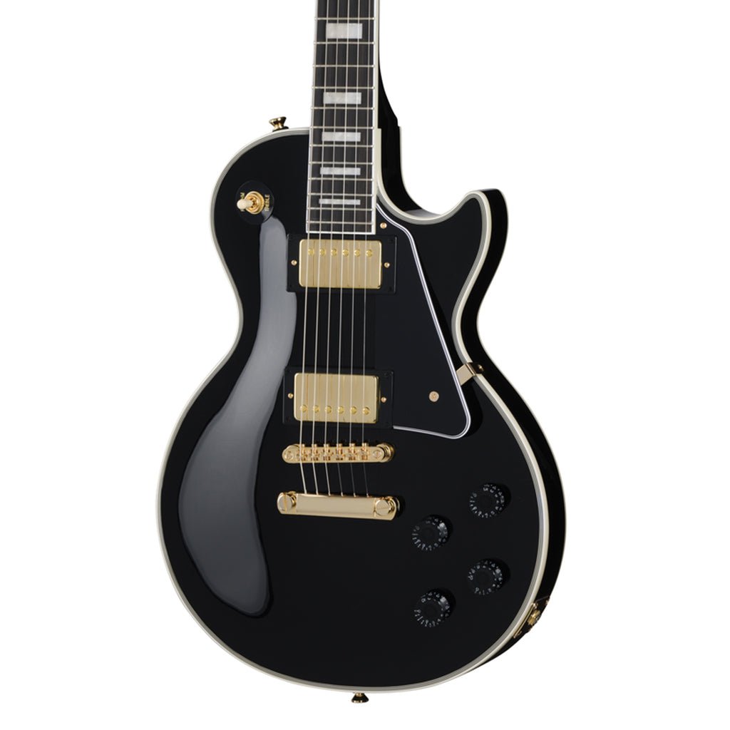 Epiphone Les Paul Custom with Premium Gig Bag - Ebony Electric Guitars Sky Music