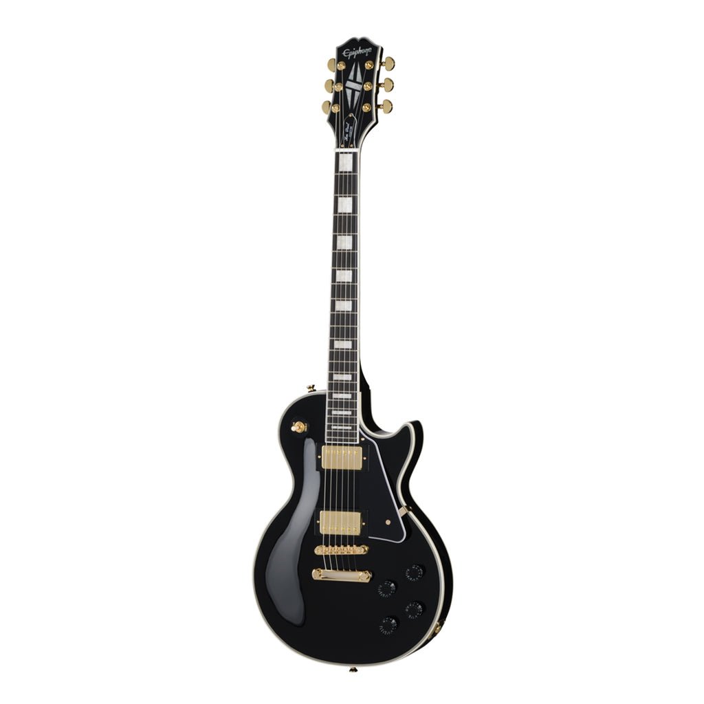 Epiphone Les Paul Custom with Premium Gig Bag - Ebony Electric Guitars Sky Music