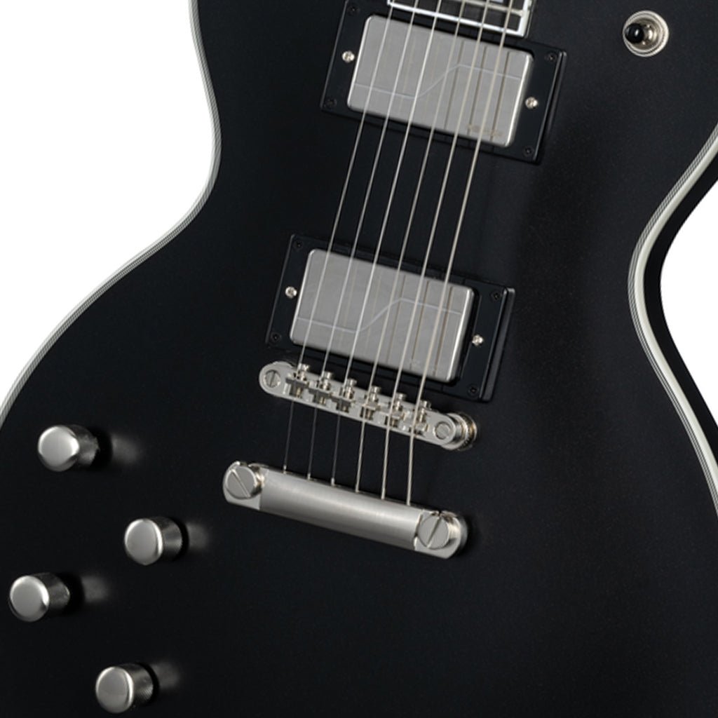 Epiphone Les Paul Prophecy Left Handed - Aged Jet Black Metallic Electric Guitars Sky Music