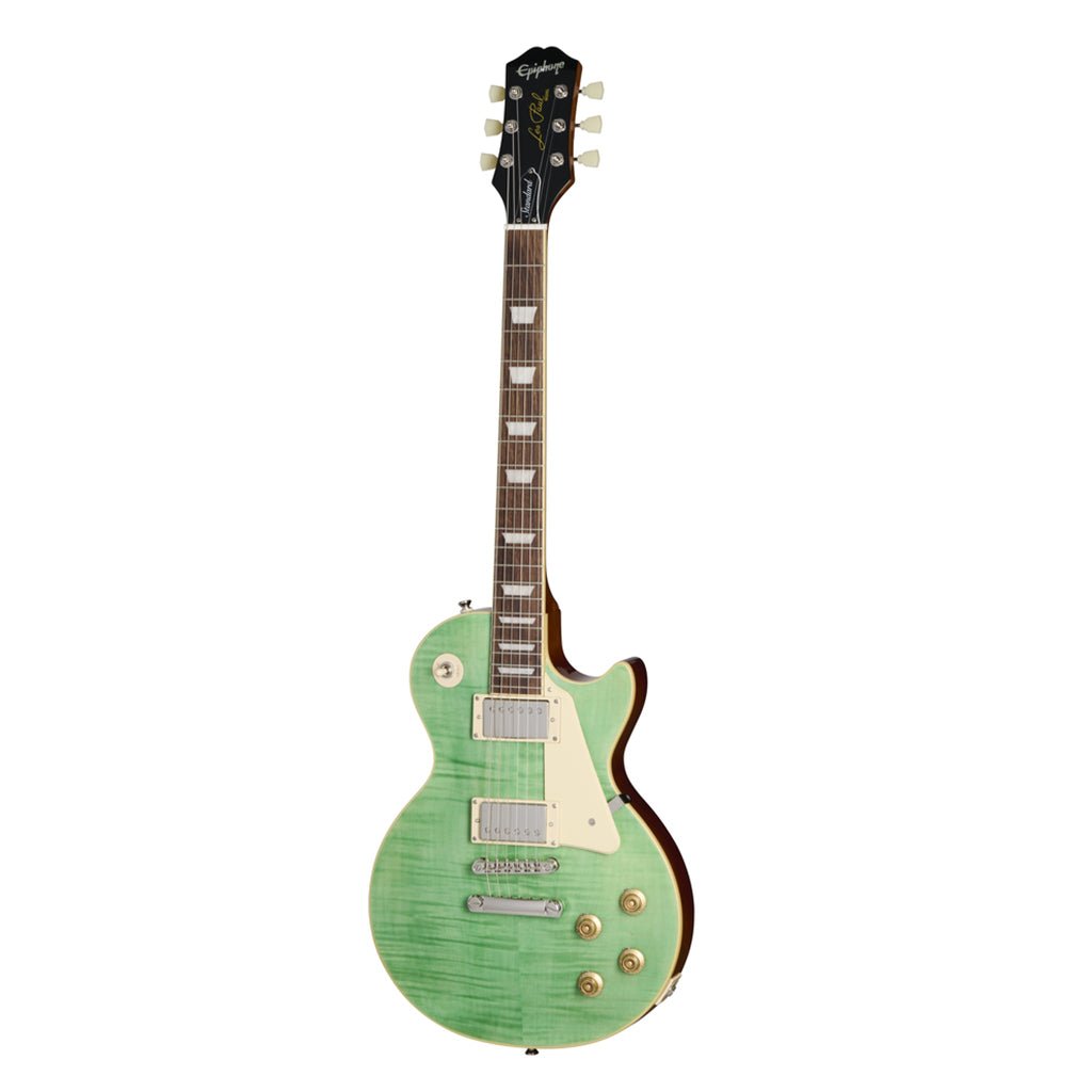 Epiphone Les Paul Standard 50s Figured Top - Seafoam Green Electric Guitars Sky Music