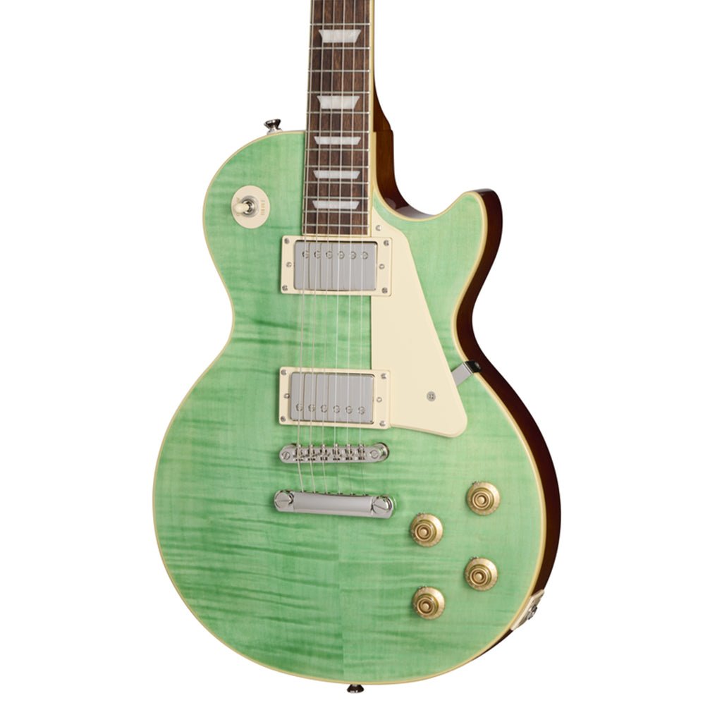 Epiphone Les Paul Standard 50s Figured Top - Seafoam Green Electric Guitars Sky Music