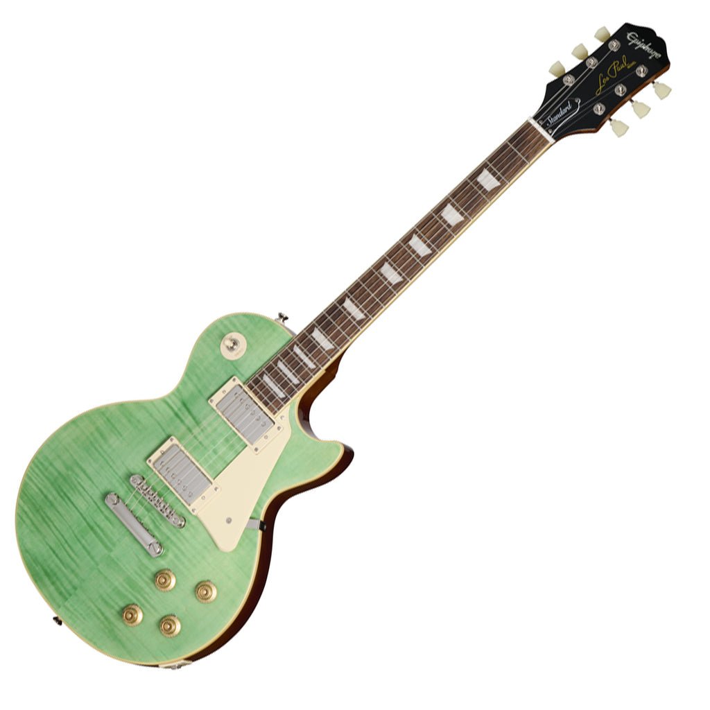 Epiphone Les Paul Standard 50s Figured Top - Seafoam Green Electric Guitars Sky Music