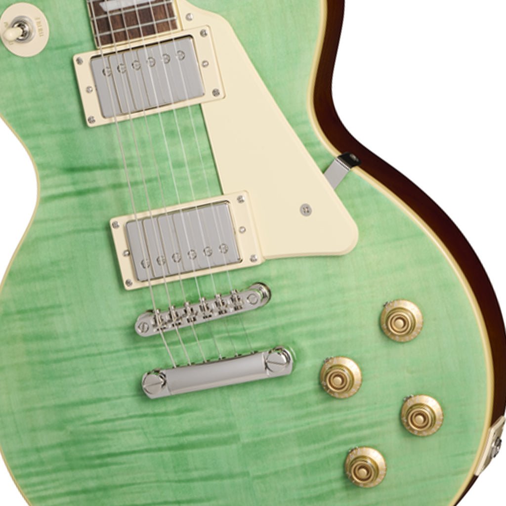 Epiphone Les Paul Standard 50s Figured Top - Seafoam Green Electric Guitars Sky Music