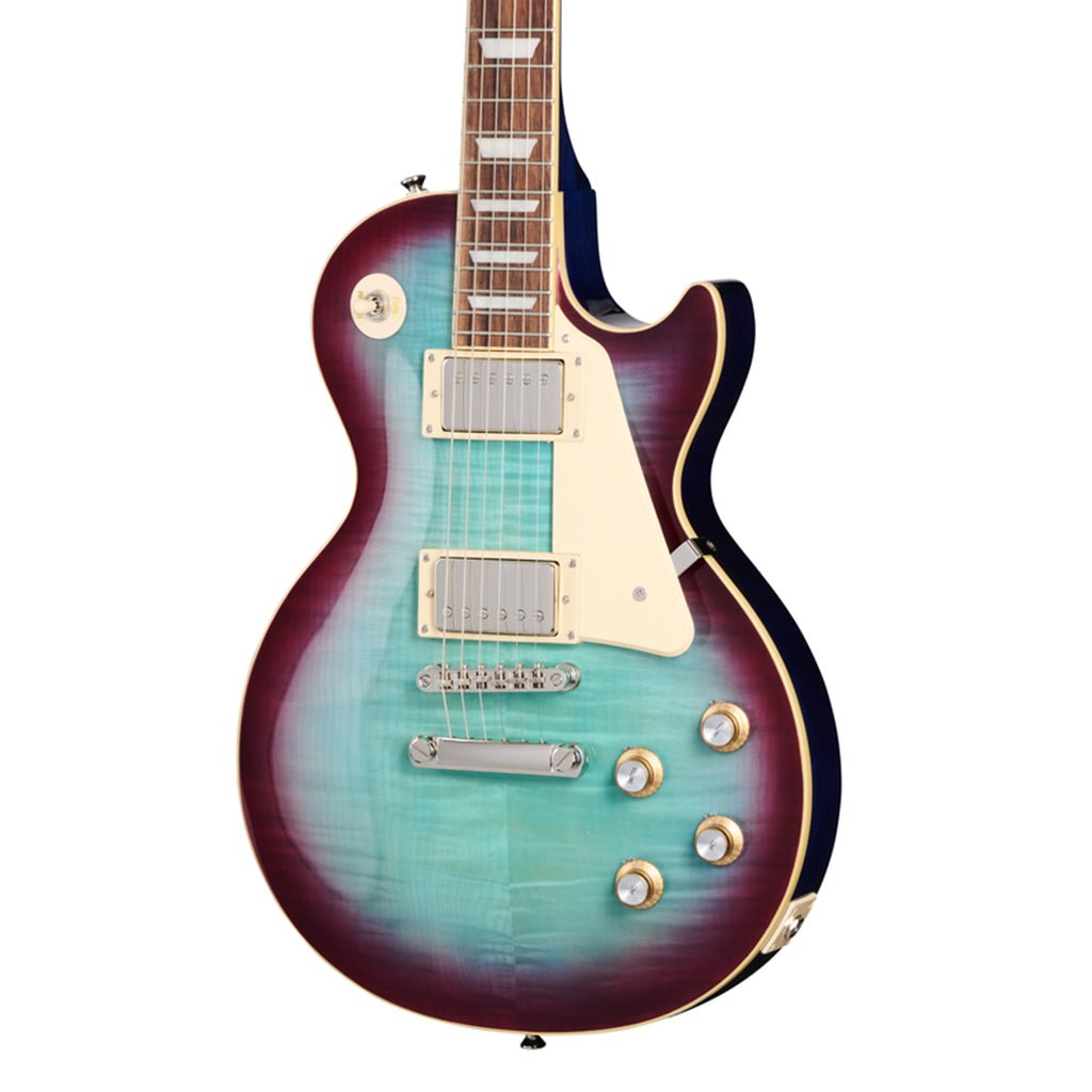Epiphone Les Paul Standard 60s Figured Top with Premium Gig Bag - Blueberry Electric Guitars Sky Music