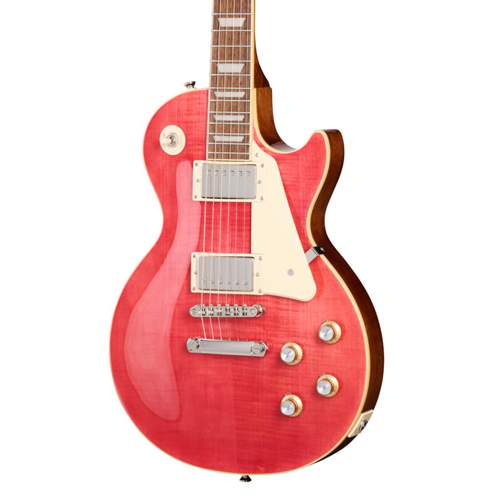 Epiphone Les Paul Standard 60s Figured Top with Premium Gig Bag - Fucshia Electric Guitars Sky Music