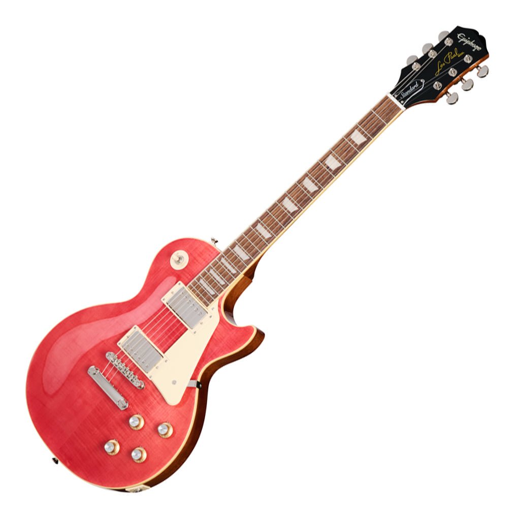 Epiphone Les Paul Standard 60s Figured Top with Premium Gig Bag - Fucshia Electric Guitars Sky Music