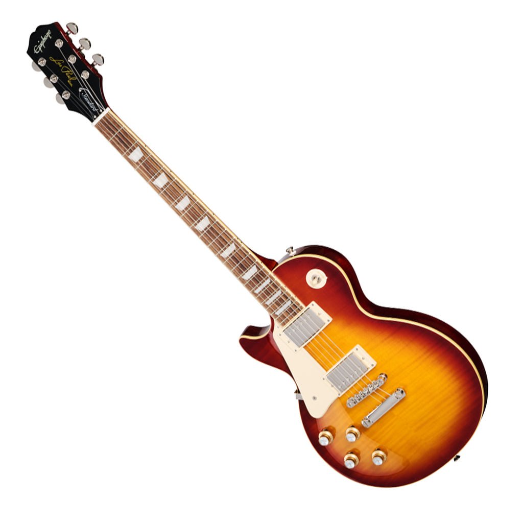 Epiphone Les Paul Standard 60s Figured Top with Premium Gig Bag Left Handed - Iced Tea Electric Guitars Sky Music