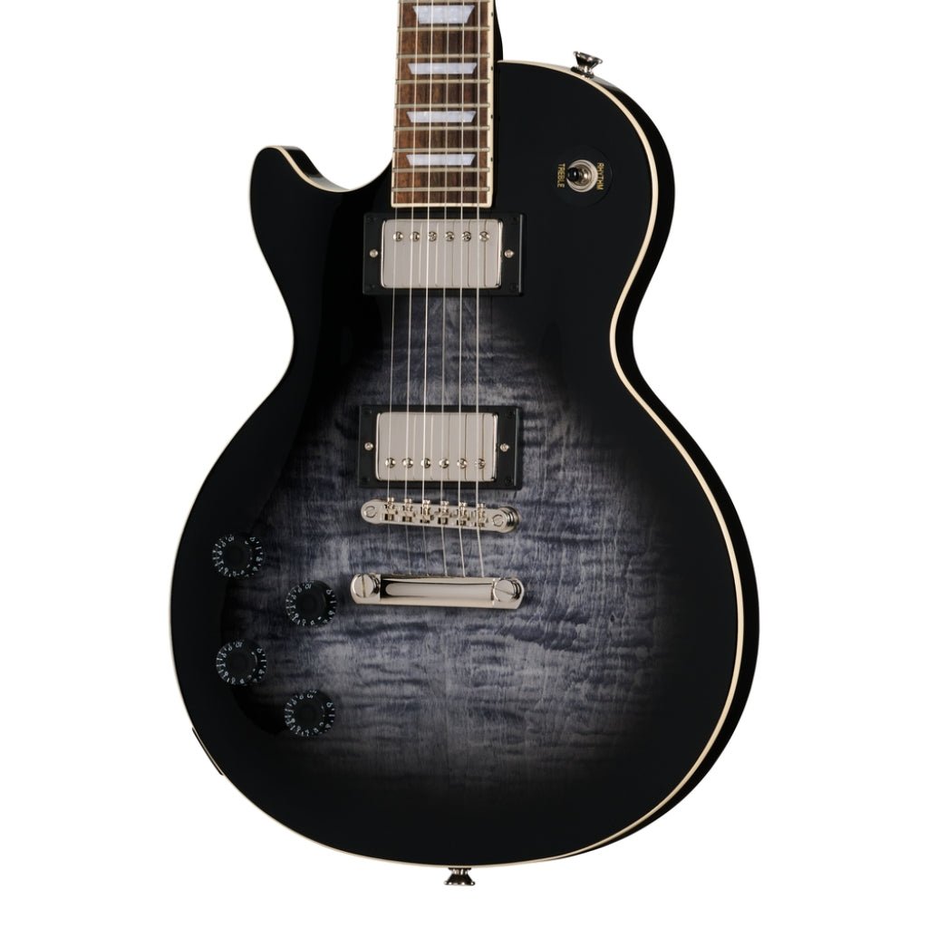 Epiphone Les Paul Tribute Electric Guitar - Transparent Ebony Burst, Left Handed Electric Guitars Sky Music
