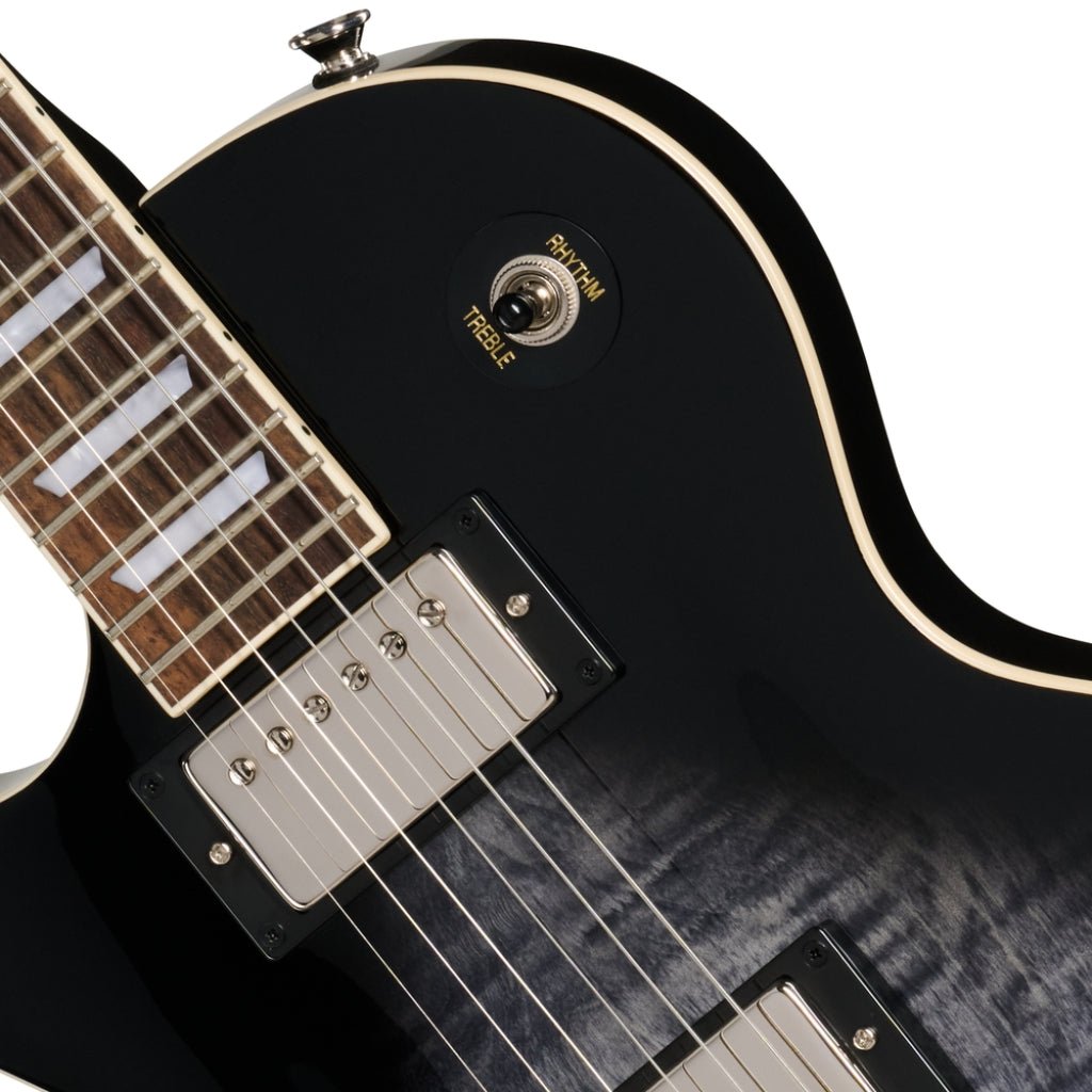 Epiphone Les Paul Tribute Electric Guitar - Transparent Ebony Burst, Left Handed Electric Guitars Sky Music
