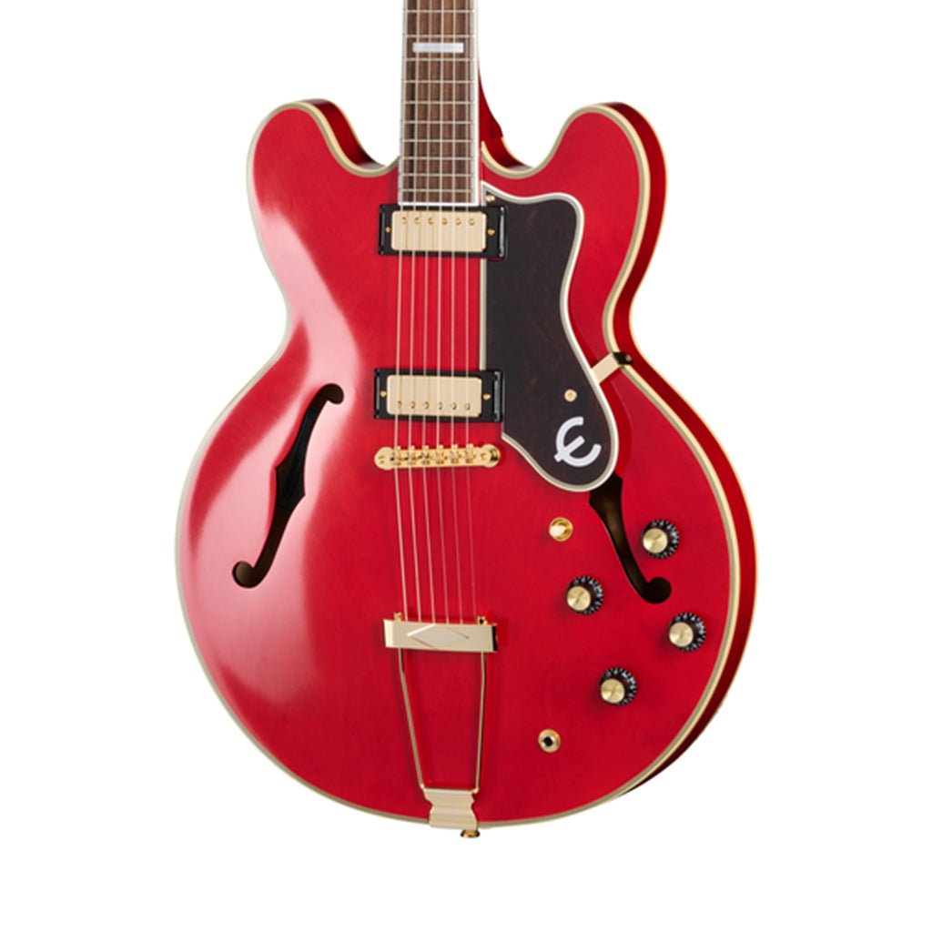 Epiphone Masterbuilt Gem Archer Sheraton - Cherry Red Electric Guitars Sky Music