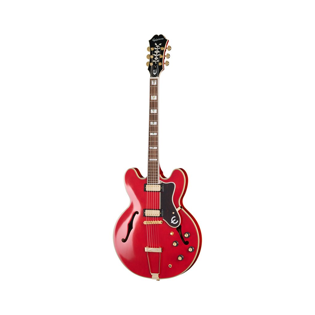 Epiphone Masterbuilt Gem Archer Sheraton - Cherry Red Electric Guitars Sky Music