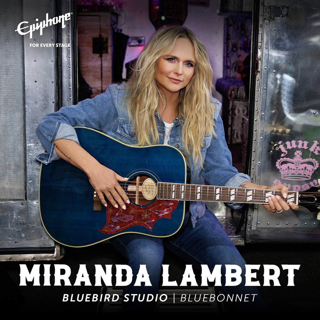 Epiphone Miranda Lambert Bluebird Studio Acoustic Guitars Sky Music