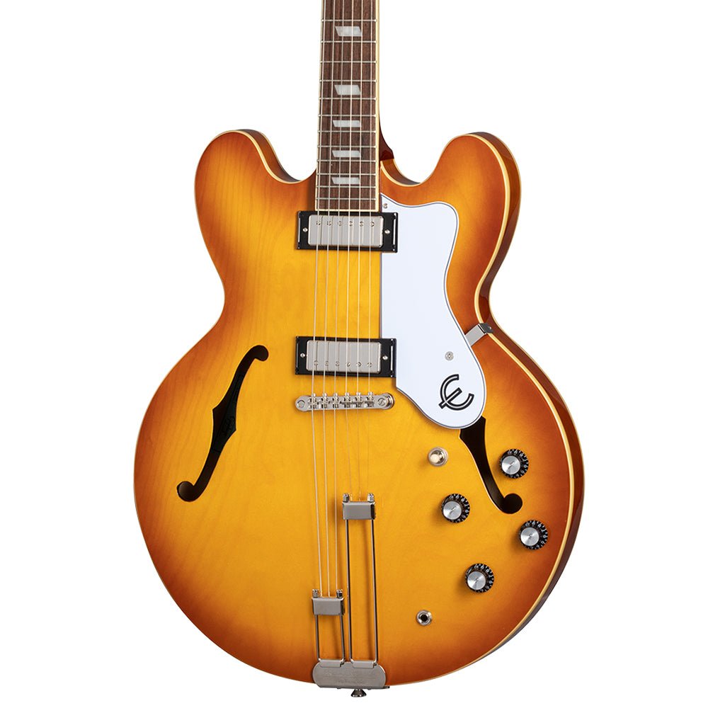 Epiphone Riviera Frequensator Rosewood Fingerboard Electric Guitar - Royal Tan Electric Guitars Sky Music