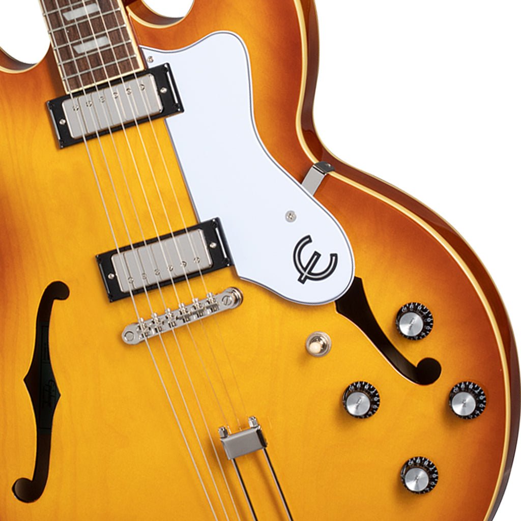 Epiphone Riviera Frequensator Rosewood Fingerboard Electric Guitar - Royal Tan Electric Guitars Sky Music